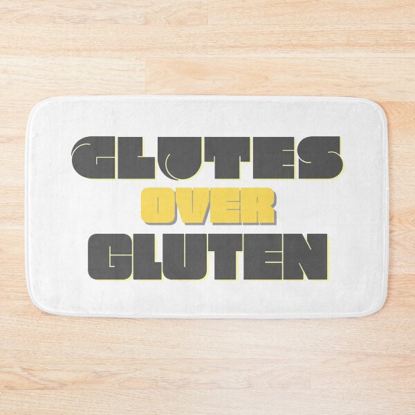 Item preview, Glutes Over Gluten - Black/Yellow designed and sold by miTeless seDign.