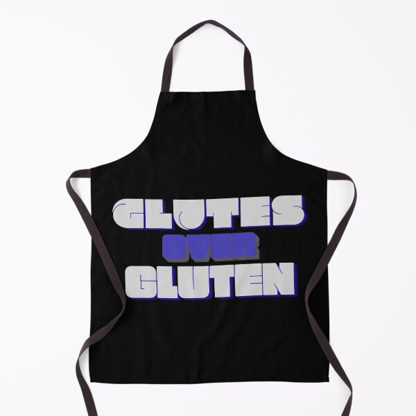 Item preview, Glutes Over Gluten - Grey/Blue designed and sold by miTeless seDign.