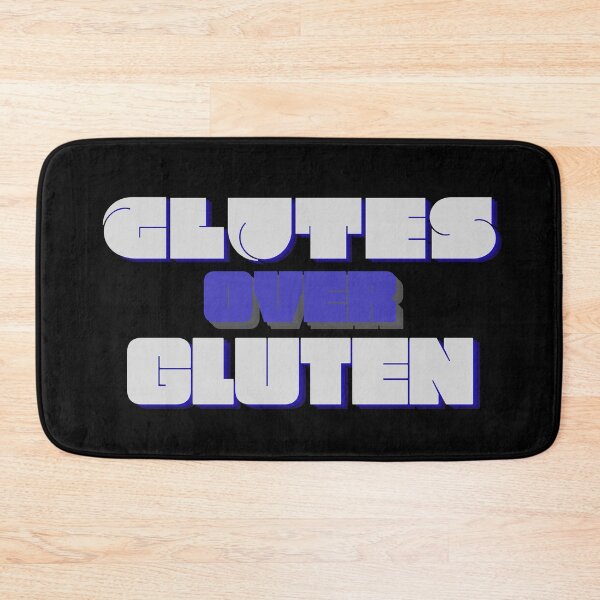 Item preview, Glutes Over Gluten - Grey/Blue designed and sold by miTeless seDign.