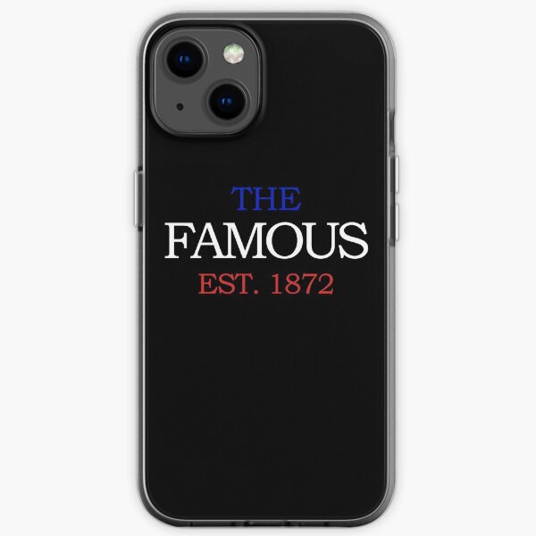 The Famous Gers Est. 1872 black iPhone Soft Case