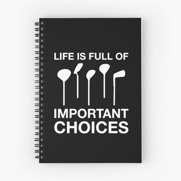 Item preview, Life Is Full Of Important Choices Golf  designed and sold by Vanover Designs.