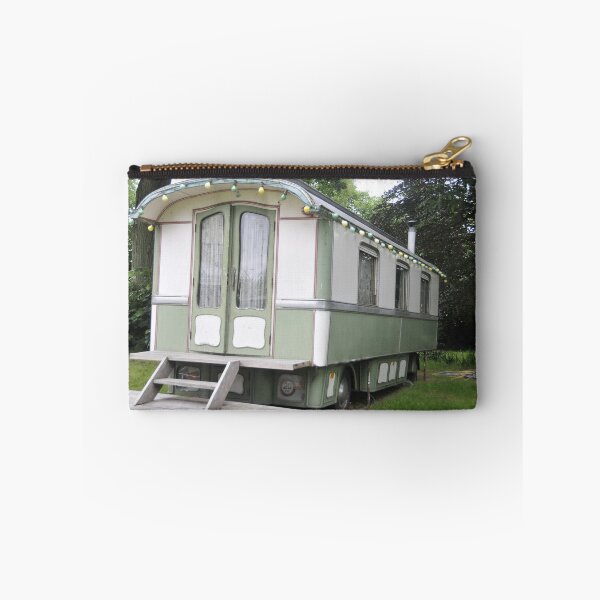 Item preview, Green Gypsy Caravan at Parkkaffee, Belgium designed and sold by wineandwords.