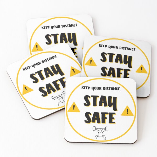 Item preview, Covid Gym Warning | Keep Your Distance and Stay Safe designed and sold by robinverheul.