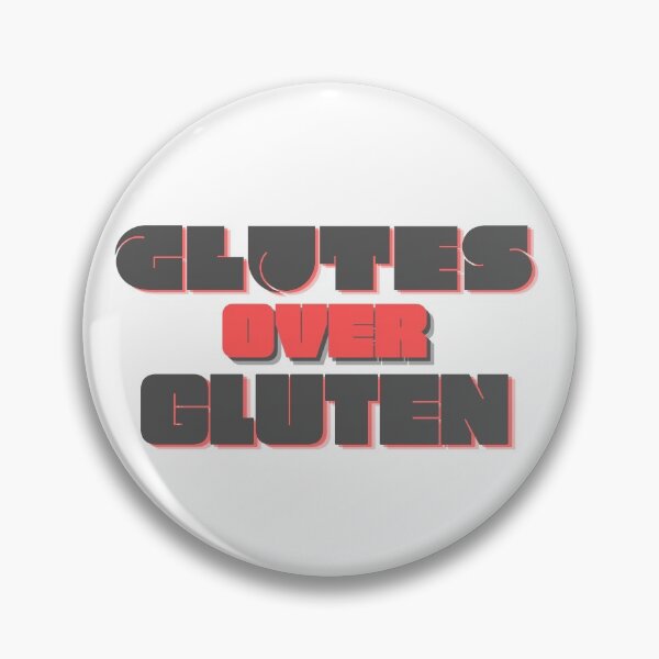 Item preview, Glutes Over Gluten - Black/Red designed and sold by miTeless seDign.