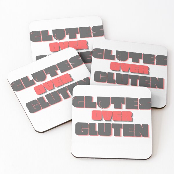 Item preview, Glutes Over Gluten - Black/Red designed and sold by miTeless seDign.