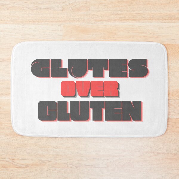 Item preview, Glutes Over Gluten - Black/Red designed and sold by miTeless seDign.