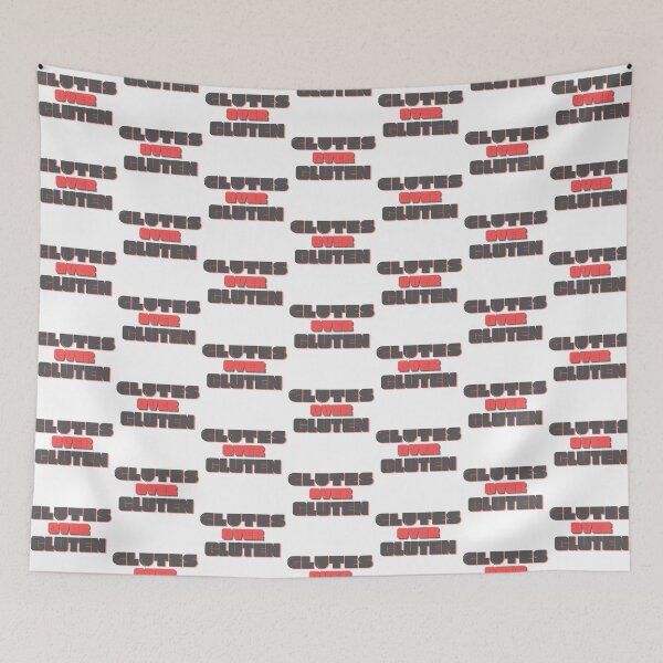 Item preview, Glutes Over Gluten - Black/Red designed and sold by miTeless seDign.
