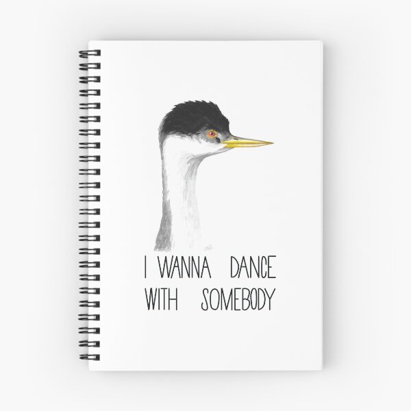 Item preview, I Wanna Dance With Somebody (Western Grebe) designed and sold by LauraWolfArtist.