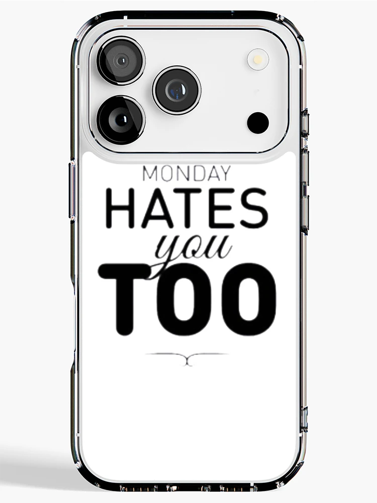 Thumbnail 1 of 5, iPhone Case, Monday quote designed and sold by RBSDLK.