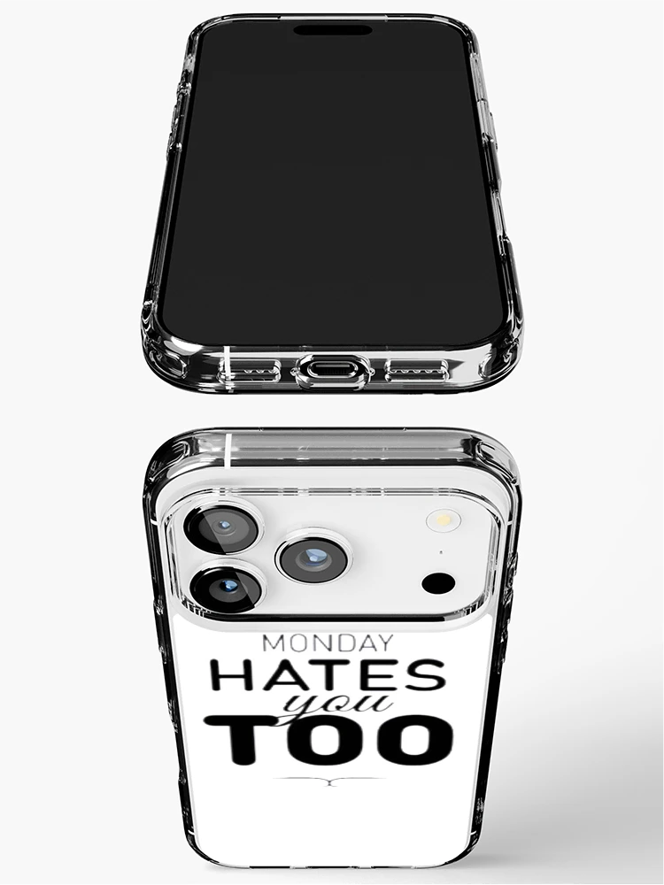 Thumbnail 3 of 5, iPhone Case, Monday quote designed and sold by RBSDLK.