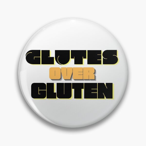 Item preview, Glutes Over Gluten - Black/Orange designed and sold by miTeless seDign.
