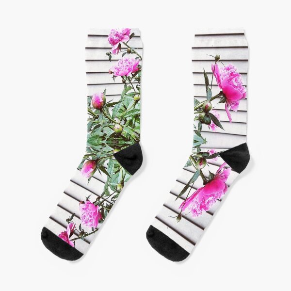 Flower Pattern No. 8 (Peony) Socks