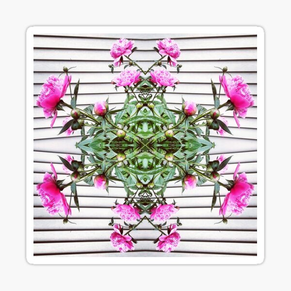 Flower Pattern No. 8 (Peony) Sticker