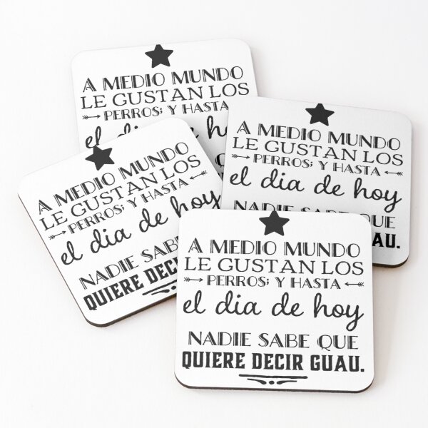 Item preview, A medio mundo le gustan los perros y hasta el dia de hoy nadie sabe que quiere decir guau designed and sold by Elena's Shop.