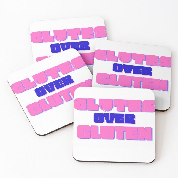 Item preview, Glutes Over Gluten - Pink/Blue designed and sold by miTeless seDign.