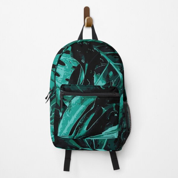 Vista previa del artículo con la obra «Patrón de Monstera, hojas de Monstera verde azulado», diseñado y vendido por patternme.