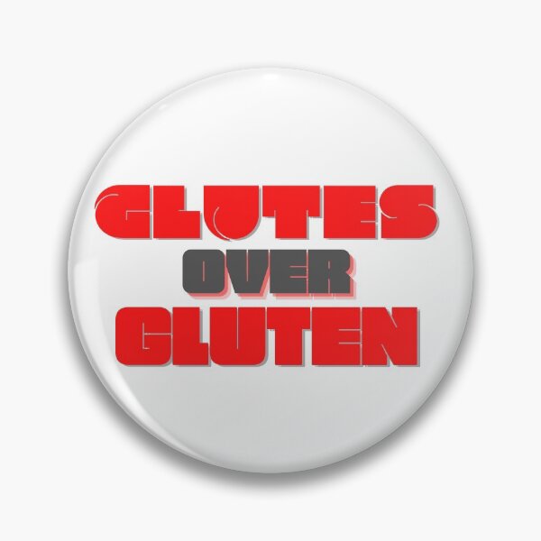 Item preview, Glutes Over Gluten - Red/Black designed and sold by miTeless seDign.