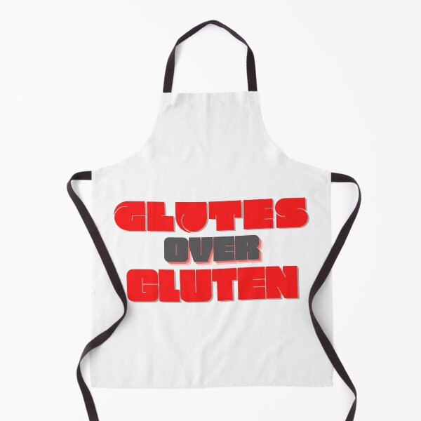 Item preview, Glutes Over Gluten - Red/Black designed and sold by miTeless seDign.