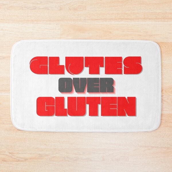 Item preview, Glutes Over Gluten - Red/Black designed and sold by miTeless seDign.