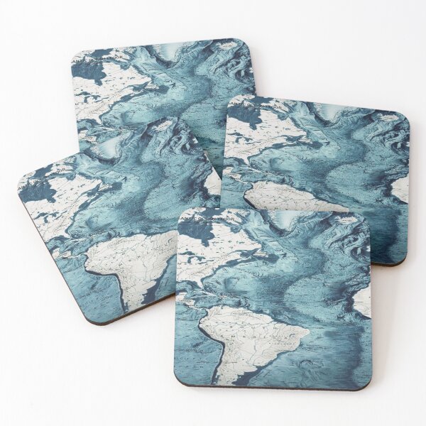 Item preview, blue map designed and sold by reajoyy.