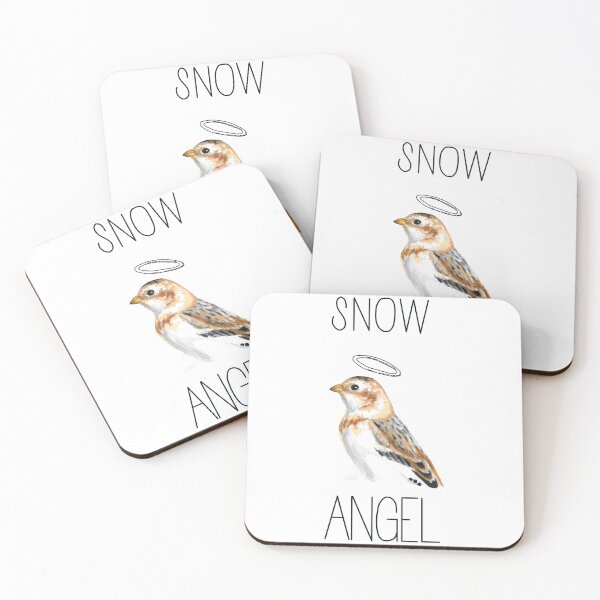 Item preview, Snow Angel (Snow Bunting) designed and sold by LauraWolfArtist.
