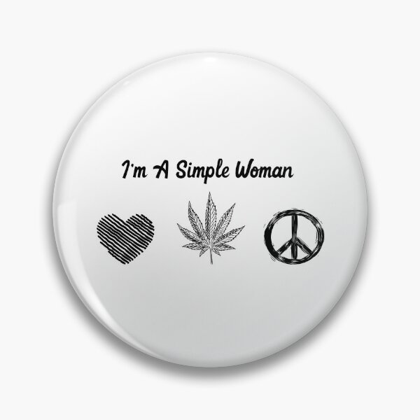Artikelvorschau, Ich bin eine einfache Frau Frieden Liebe Cannabis Gras Rauchen T-shirt Geschenk entworfen und verkauft von minstore.