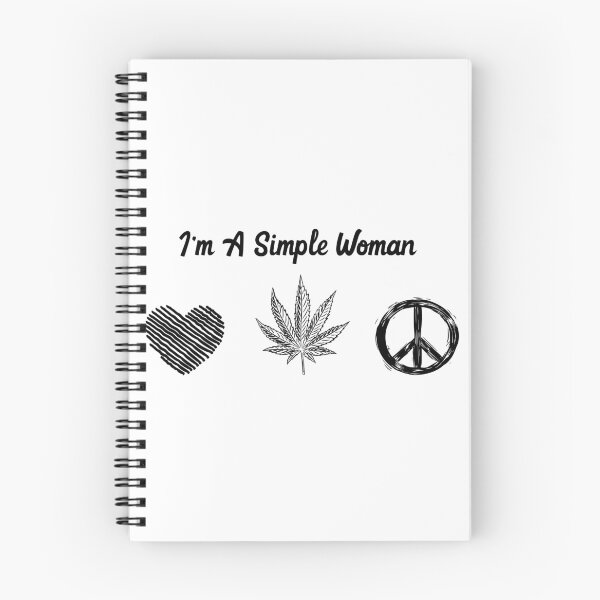 Artikelvorschau, Ich bin eine einfache Frau Frieden Liebe Cannabis Gras Rauchen T-shirt Geschenk entworfen und verkauft von minstore.