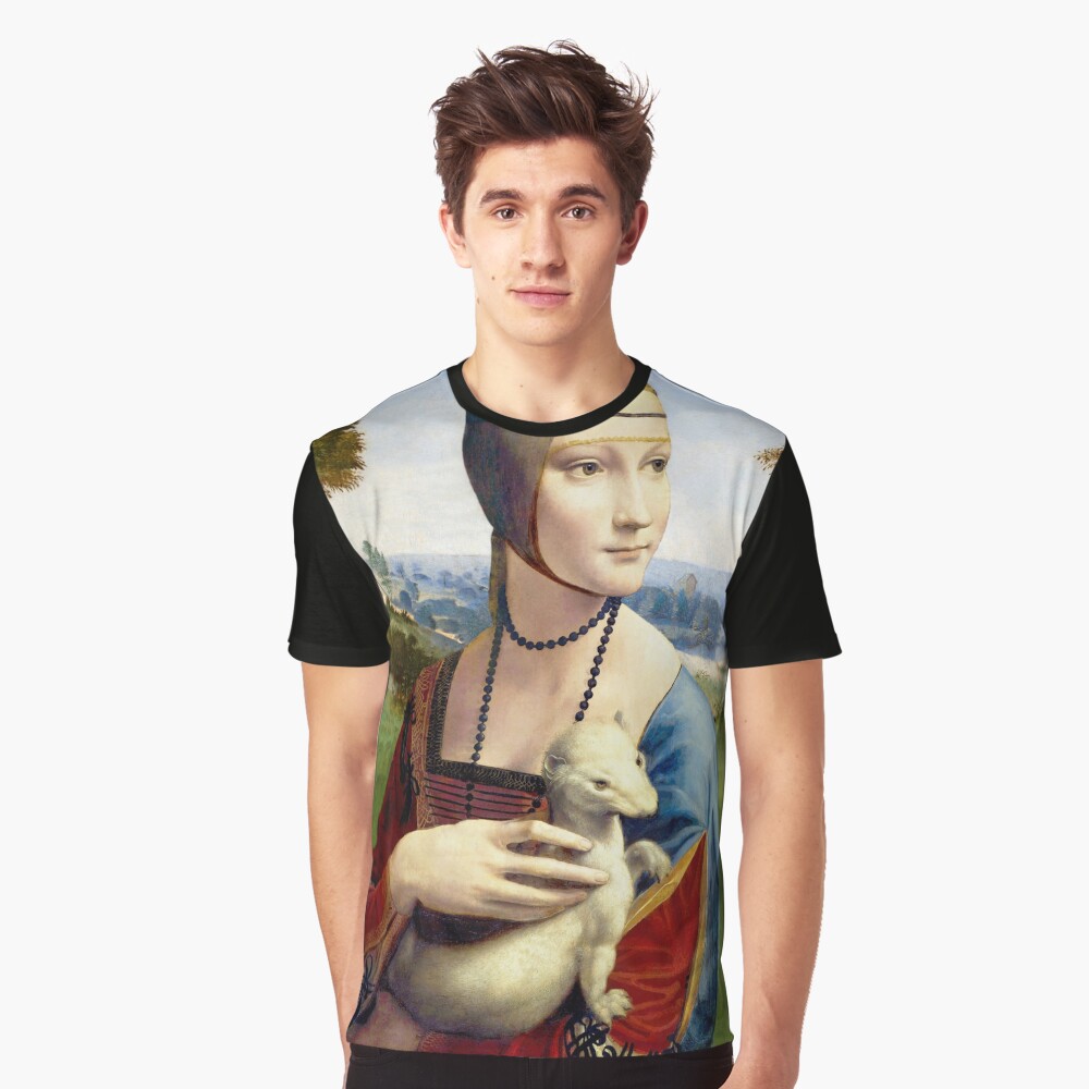 Item preview, Graphic T-Shirt designed and sold by brushandframes.