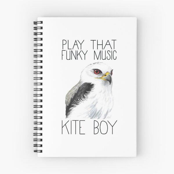 Item preview, Play That Funky Music Kite Boy (White-tailed Kite) designed and sold by LauraWolfArtist.