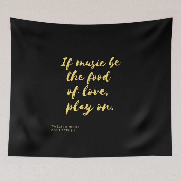 Item preview, If Music Be The Food of Love Play On designed and sold by Larchar.