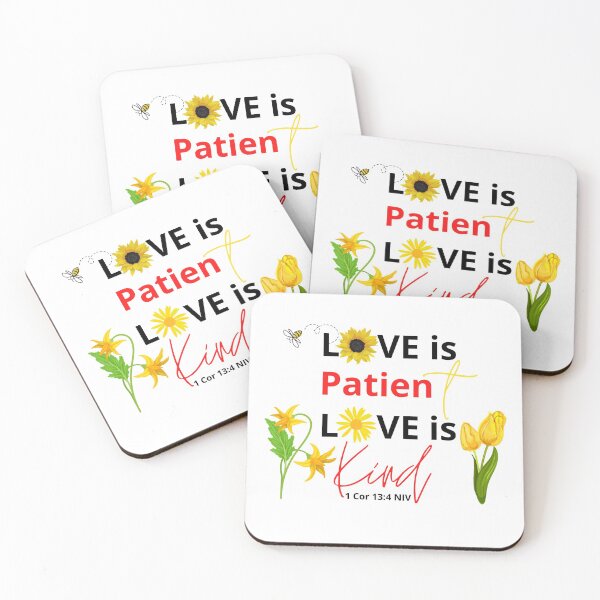 Item preview, 1 Corinthians 13 4 - Love Is Patient, Love Is Kind designed and sold by Nancyanna.