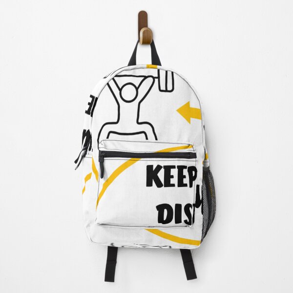 Item preview, Covid Gym Warning | Keep Your Distance, Stay Safe (arrows) designed and sold by robinverheul.