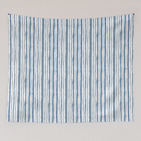 Item preview, indigo blue lines seamless pattern designed and sold by linagaiaart.