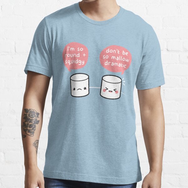 Marshmallow T Shirts Redbubble - cute blue pusheen shirt roblox