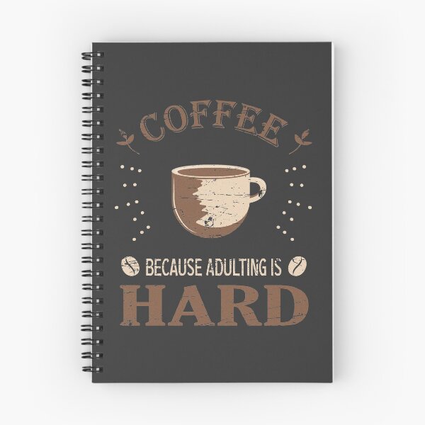 Item preview, Coffee Because Adulting is Hard Vintage Style designed and sold by Marzuqi Che Rose.