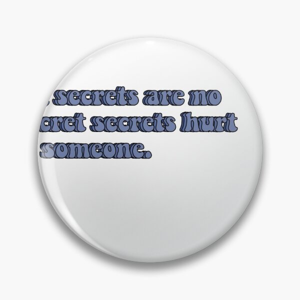 Item preview, Secret secrets are no fun designed and sold by rhodestickers.