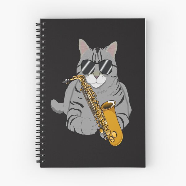 Item preview, Cool Jazz Cat Wearing Sunglasses - Amazing Uplifting Feline T-Shirt designed and sold by SithJedi.