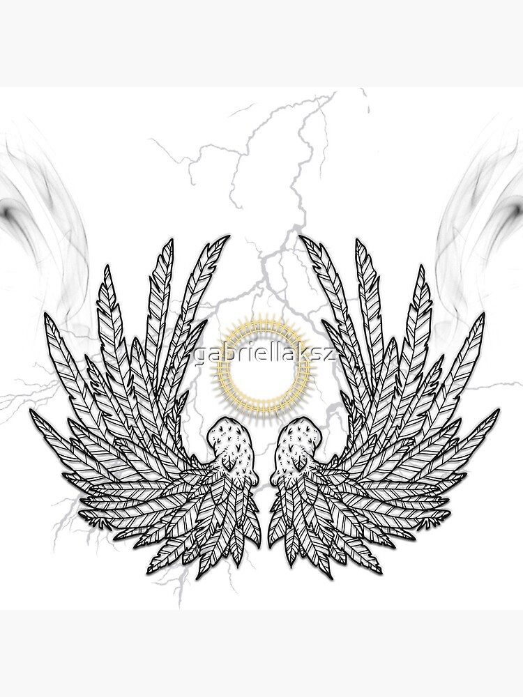 Smoking angel wings by gabriellaksz