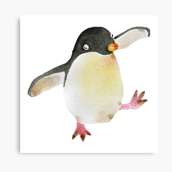 Dancing Penguin Canvas Print