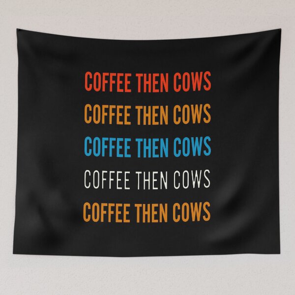 Item preview, Coffee Then Cows Essential Classic Sticker Pack designed and sold by Glike.