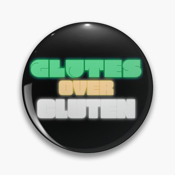 Item preview, Glutes Over Gluten - Green/Orange/White designed and sold by miTeless seDign.