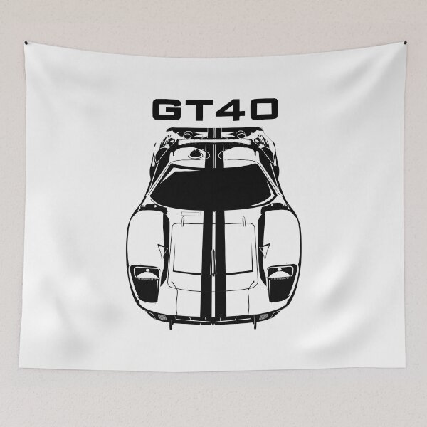 Item preview, Ford GT40 - Black Stripes designed and sold by V8social.
