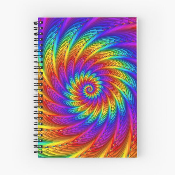 Item preview, Psychedelic Rainbow Spiral  designed and sold by Kitty Bitty.