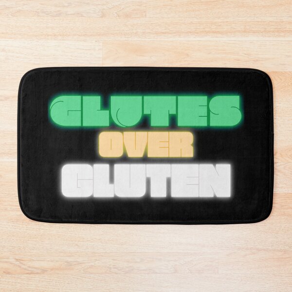 Item preview, Glutes Over Gluten - Green/Orange/White-Grey designed and sold by miTeless seDign.
