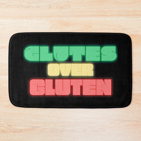 Item preview, Glutes Over Gluten - Green/Red/Yellow designed and sold by miTeless seDign.