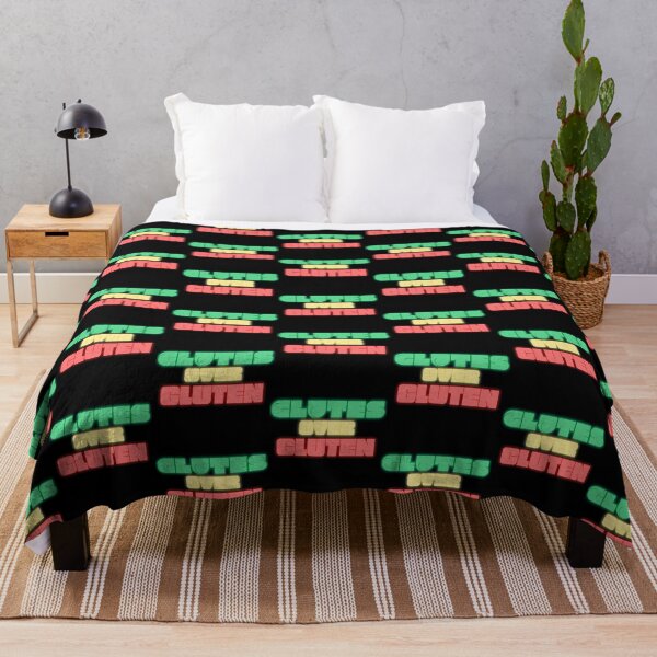 Item preview, Glutes Over Gluten - Green/Red/Yellow designed and sold by miTeless seDign.