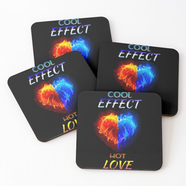 Item preview, Cool effect hot love  designed and sold by Pattern Vista Studio.