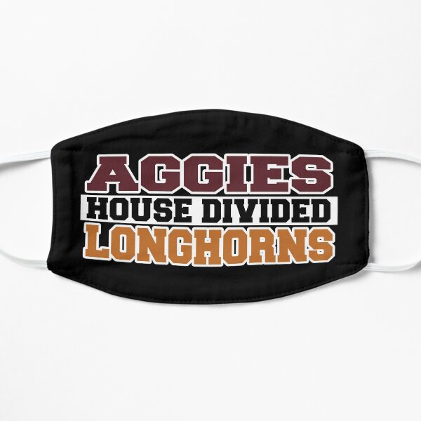 Aggies House Divided Longhorns Flat Mask