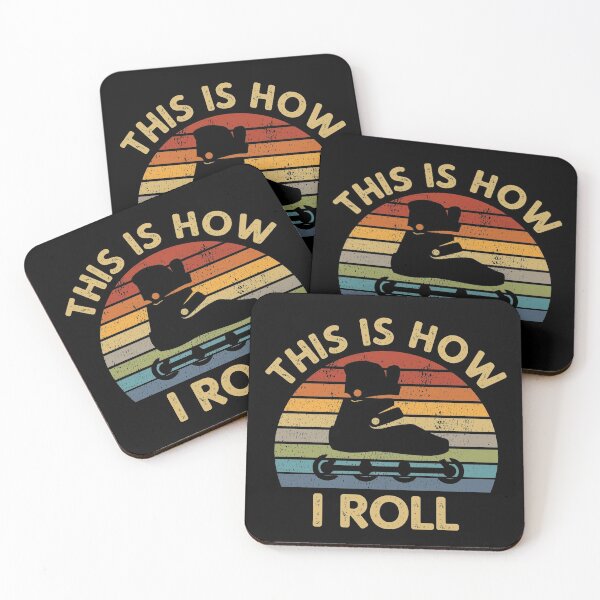 Item preview, This Is How I Roll - Retro Inline Skating Saying Roller Skates Rollerblading Gift designed and sold by Style4You24.
