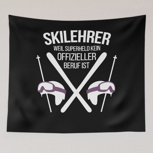 Item preview, Ski instructor skiing on winter vacation gift idea designed and sold by PlatonisDesign.
